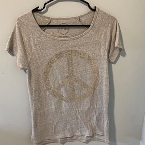 Lucky Brand Oversized Tee Womens XS